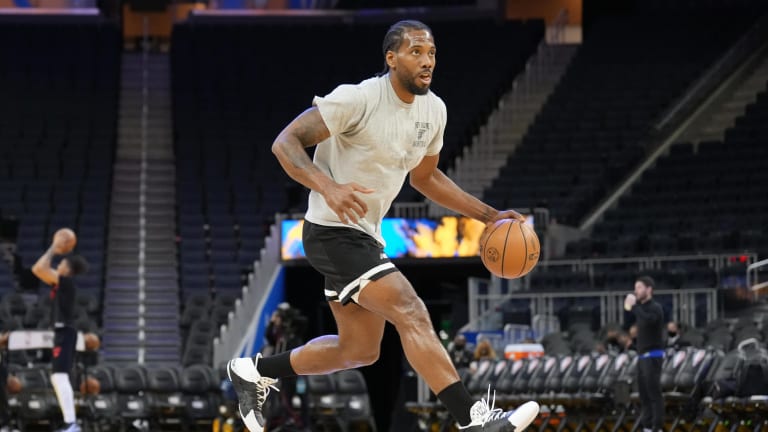 Kawhi Leonard Wears Expensive New Balance Shoes